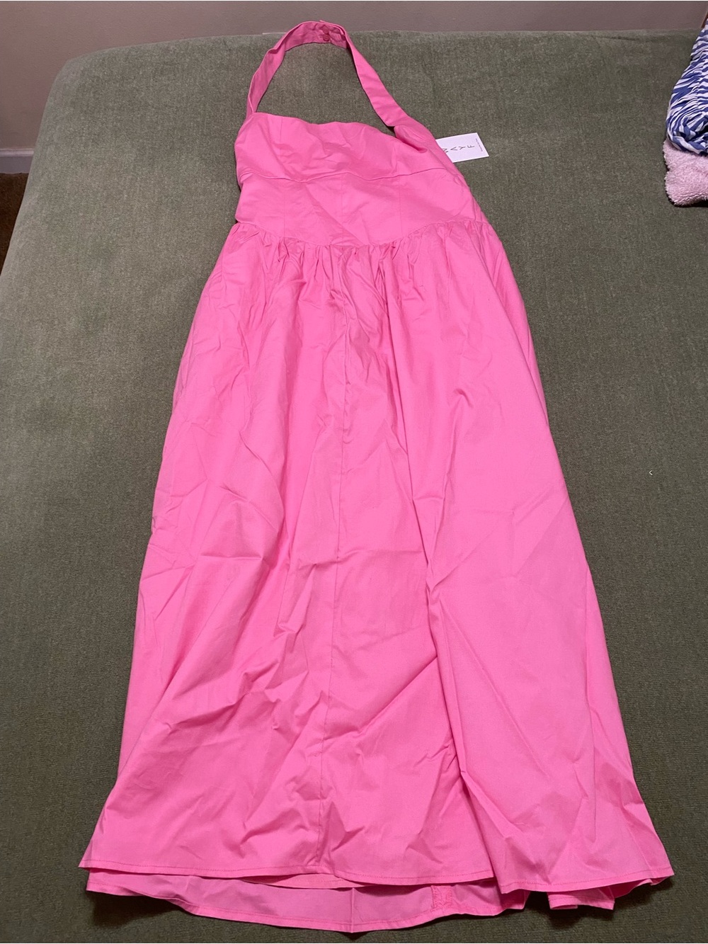 Wayf pink dress